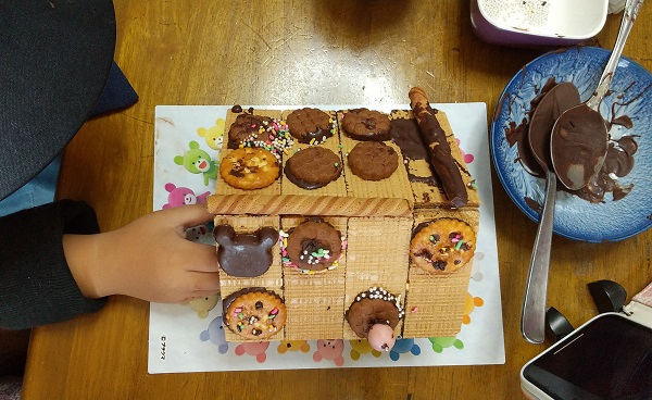 プチクマのお菓子のおうちキット 手作りお菓子の家 キット チョコレート